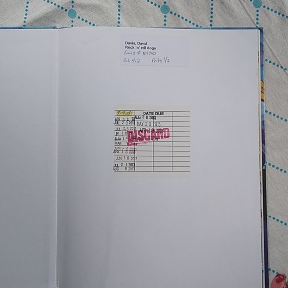 Rock N Roll Dogs Davis Davis Children's Hardcover Book Music Daycare Preschool - Picture 3 of 5